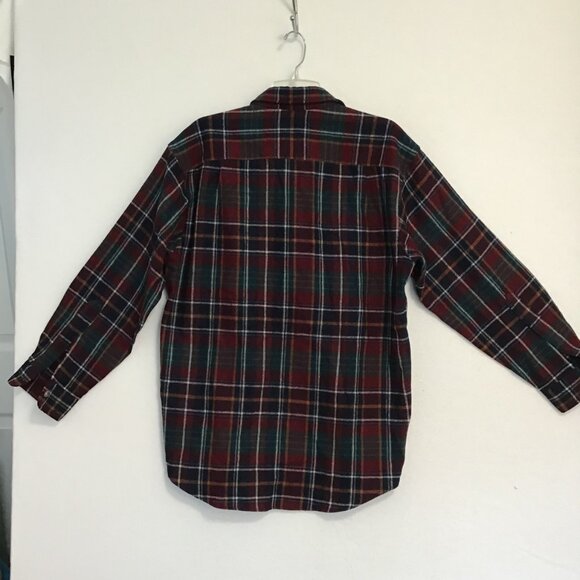 Men's Pendleton Wool Flannel Button Up Plaid Shirt Size M - Picture 8 of 12